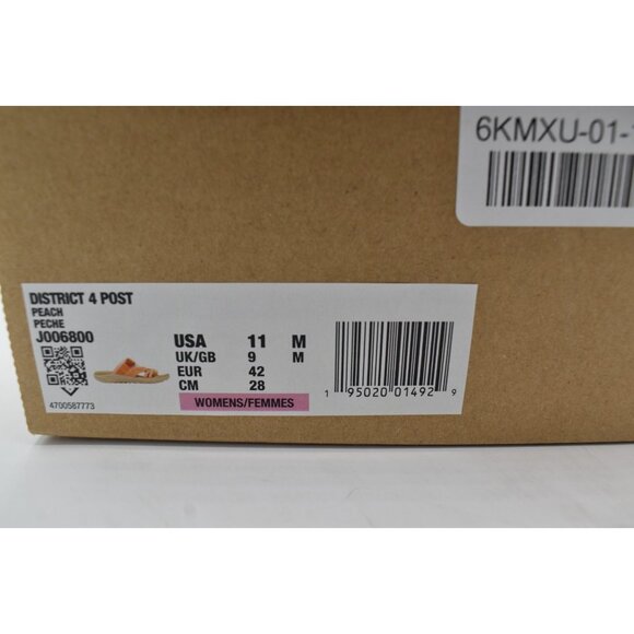 Merrell Womens Size 11 District 4 Peach Slip On Slide Sandals Shoes - Picture 12 of 12